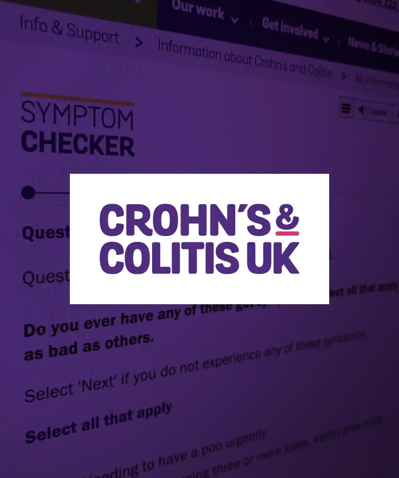 Symptom Checker for Crohn’s & Colitis UK